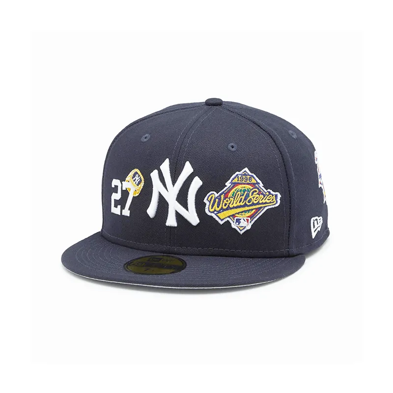 [60224554] New York Yankees Count Ring Navy MBL 59FIFTY Men's Fitted Hat