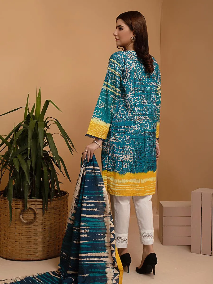 ACE Galleria Digital Embroidered Unstitched 2pc Khaddar Suit ACE 12169