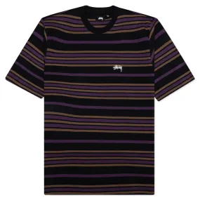 Alton Stripe Crew - Black