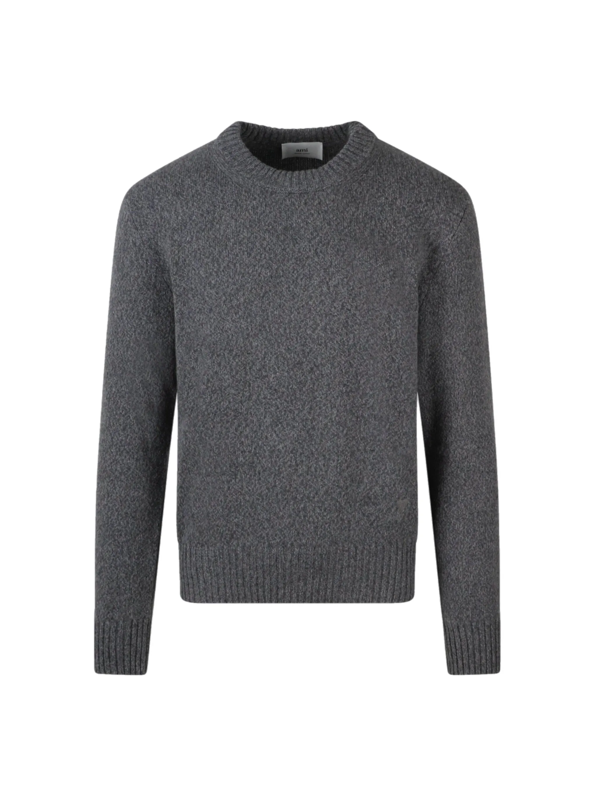 ami Paris Tonal Ami De Coeur Crewneck Sweater HKS127.005