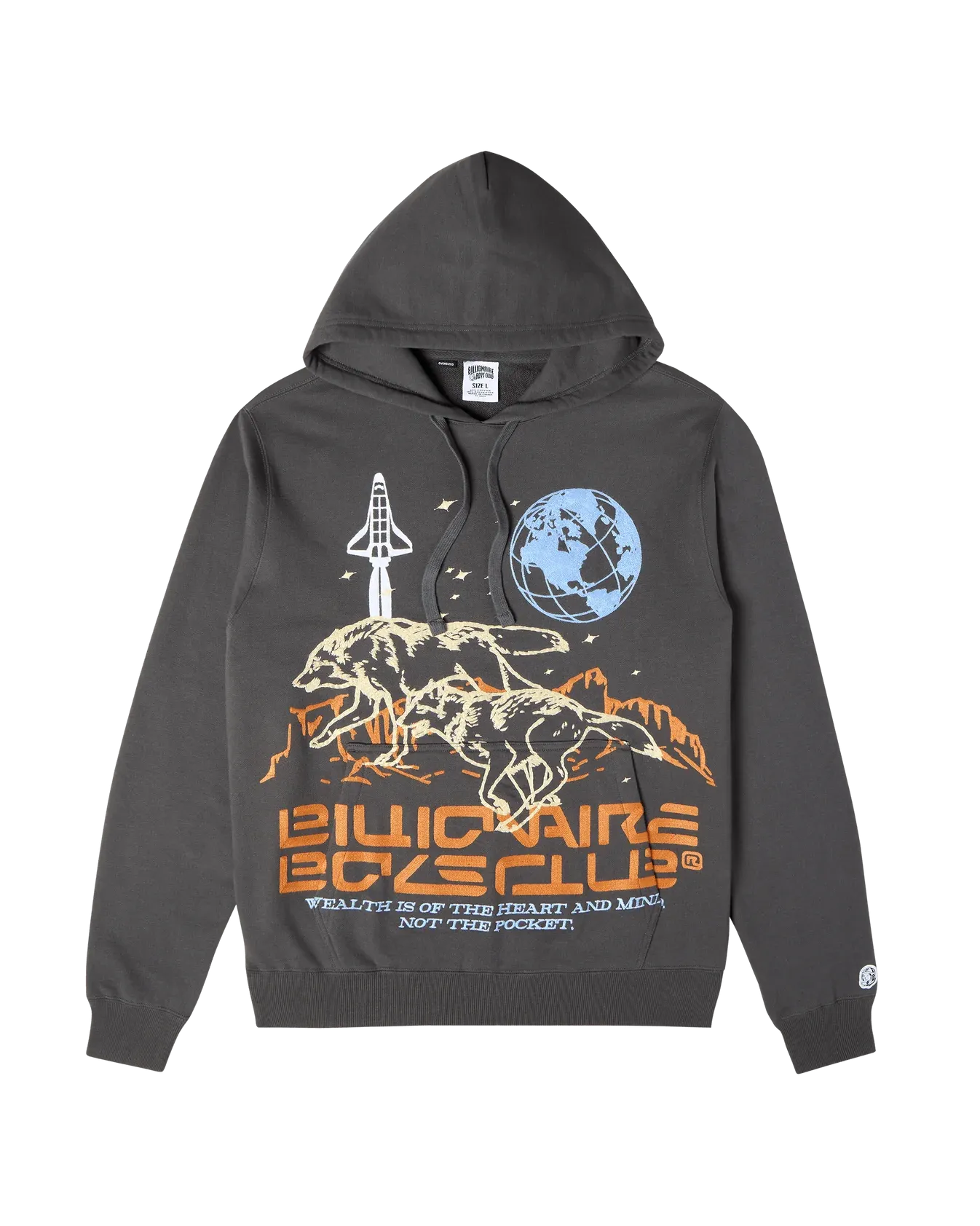 BBC Hunt For The Moon Hoodie Asphalt