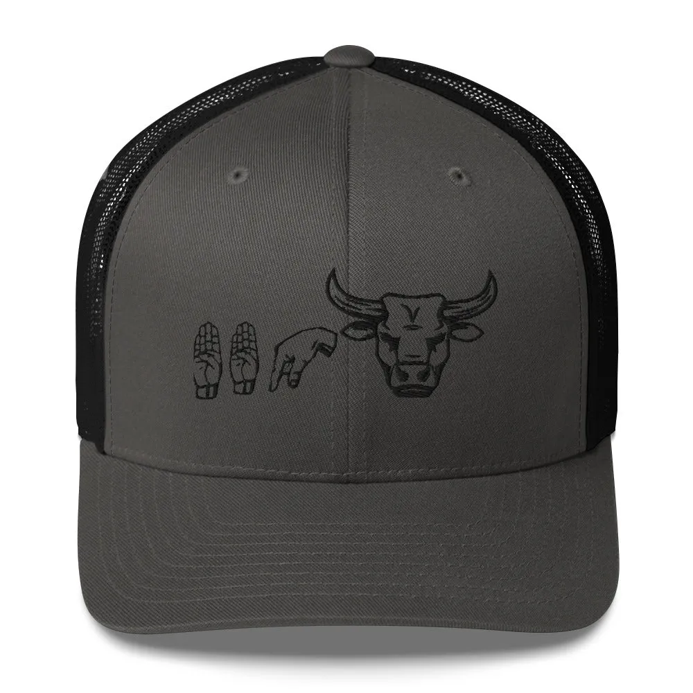 BBQ Beef Sign Trucker Cap