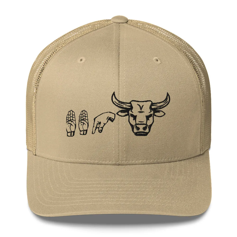 BBQ Beef Sign Trucker Cap