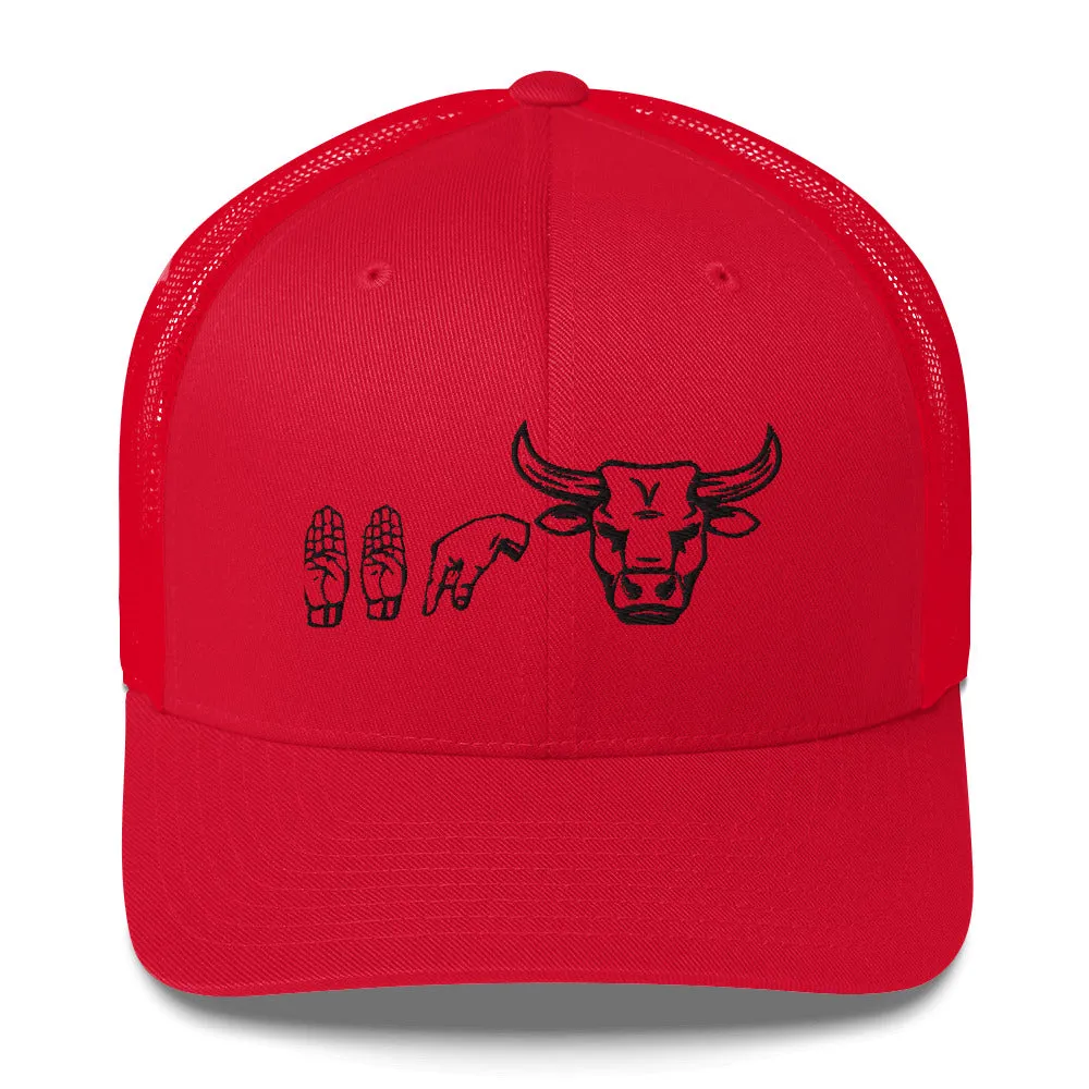 BBQ Beef Sign Trucker Cap