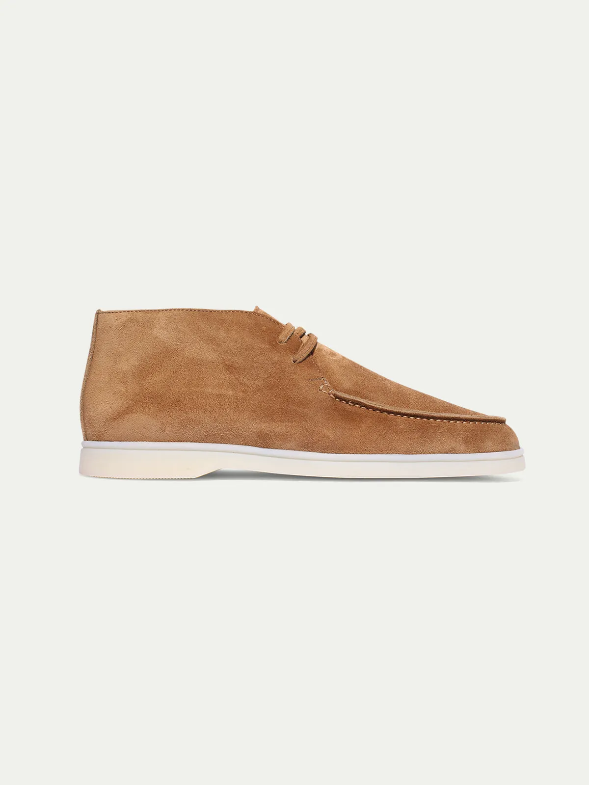 Beige Suede Desert Boot