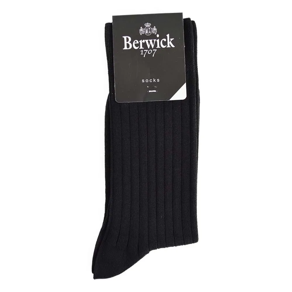 Berwick 1707 Over Calf Cotton Blend Ribbed Socks