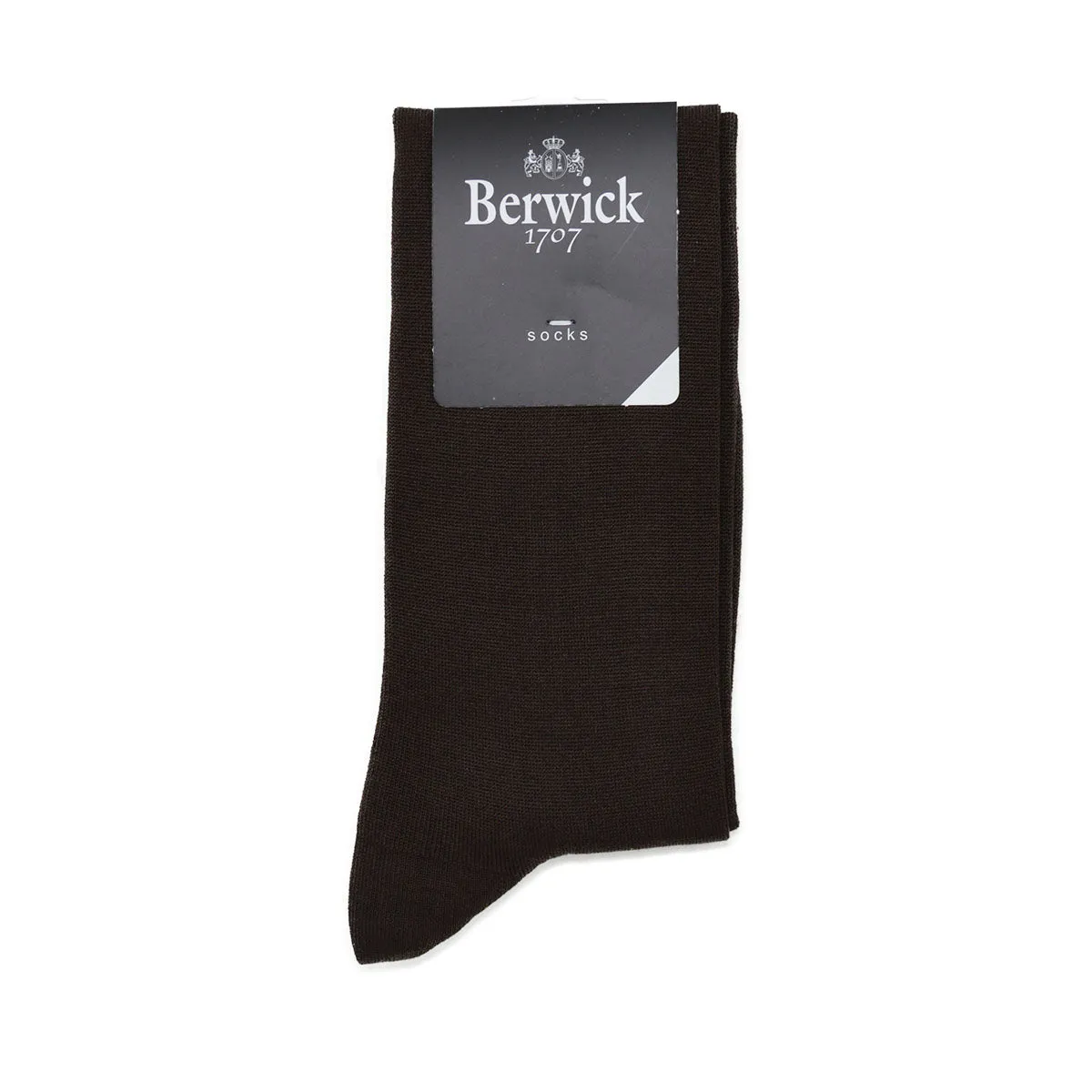 Berwick 1707 Over Calf Wool Blend Plain Socks