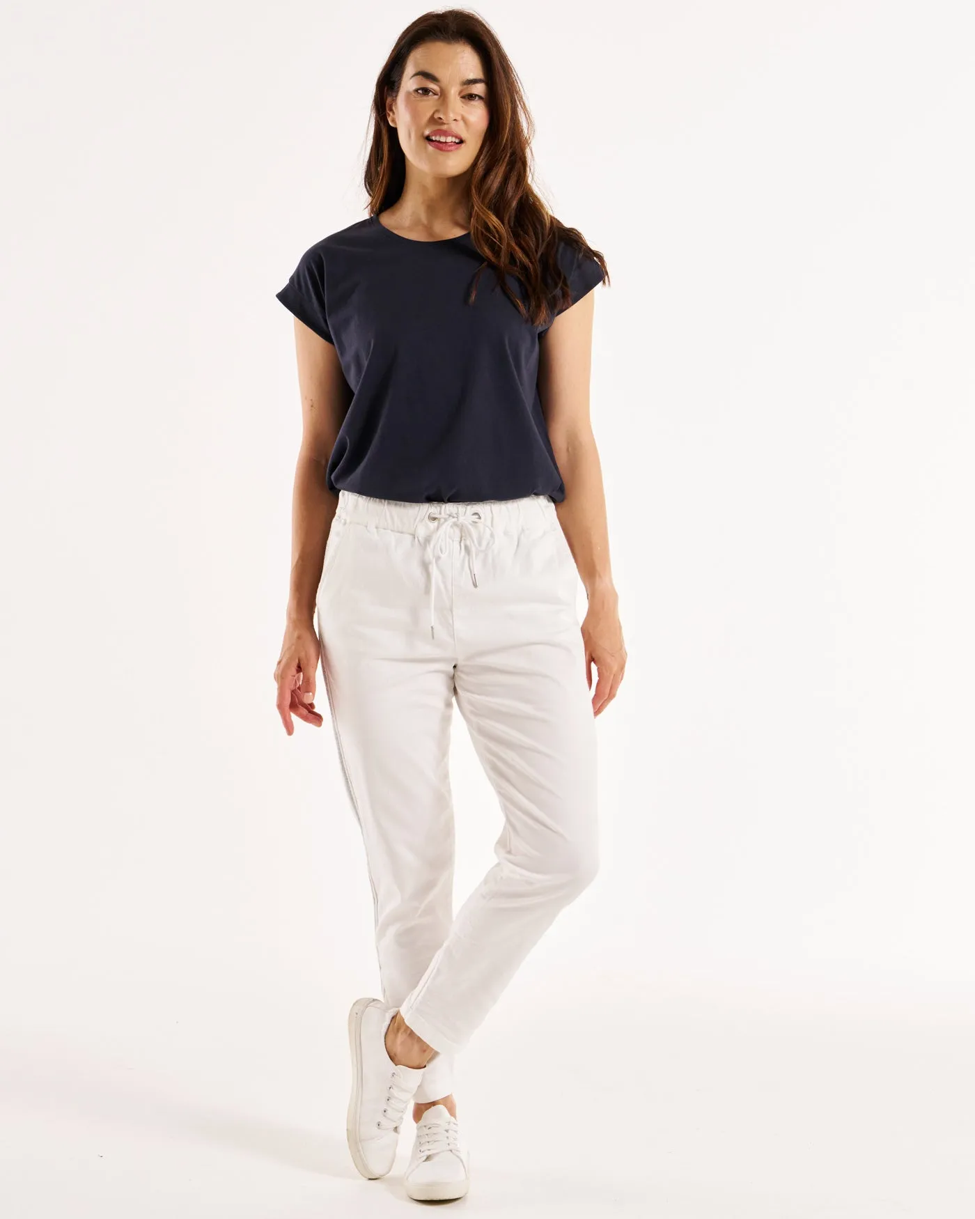 Betty Basics Brooks Jean - White