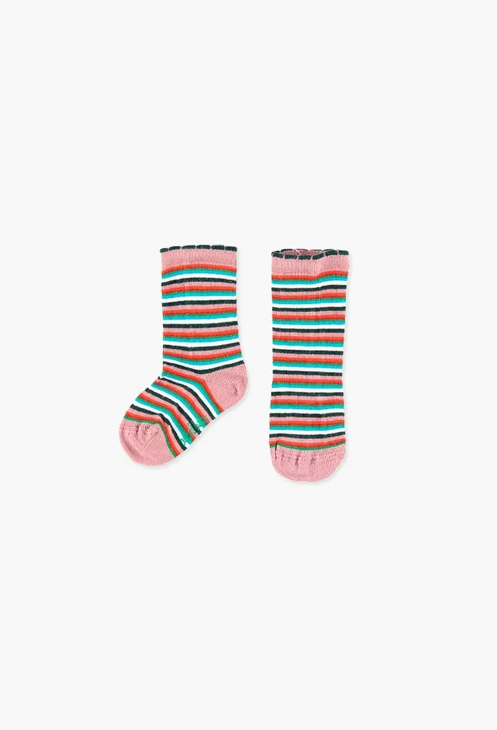 Boboli 3pk Socks - Apricotty Green