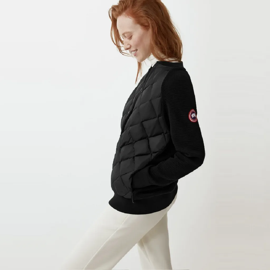 Canada Goose Women's Hybridge Quilted Knit Bomber