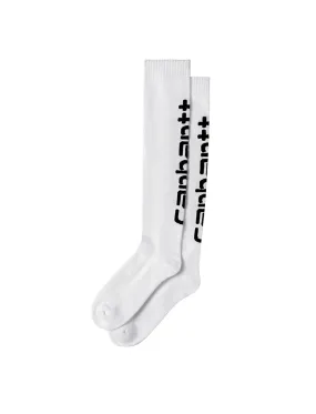 Carhartt WIP Script Socks White