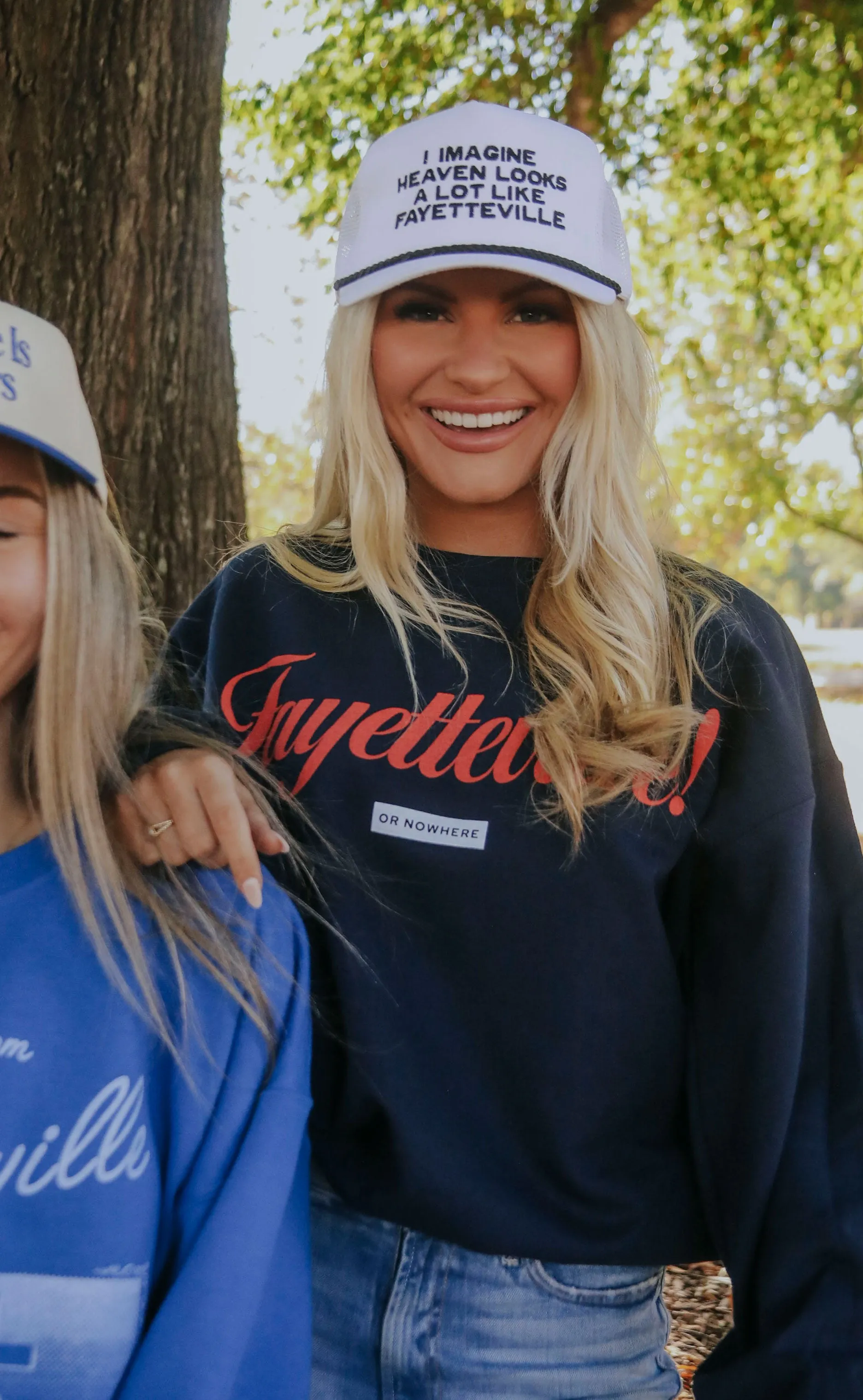 charlie southern: heaven looks like fay trucker hat