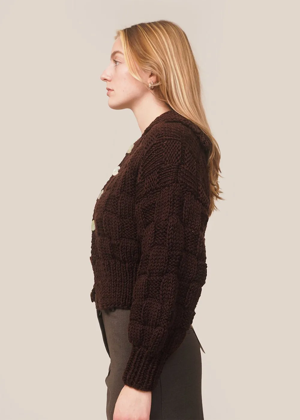 Chocolate Ziggy Cardigan