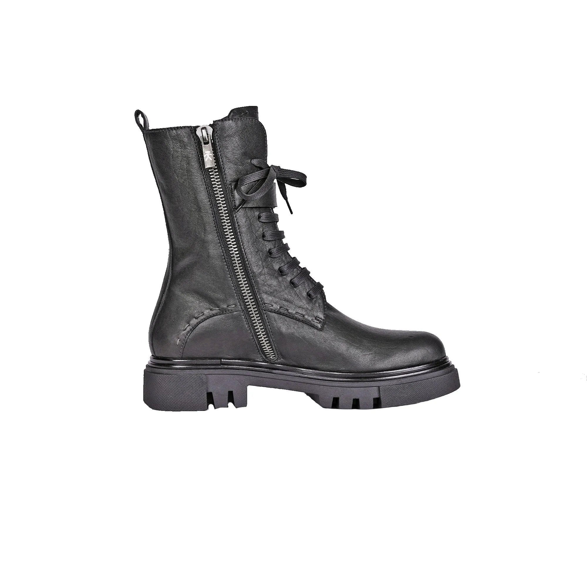 Combat Boot Vegetal Wash Black