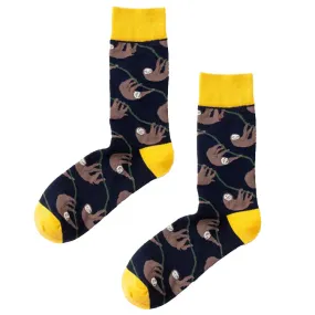 Crew Socks | Funky Socks - Sloth