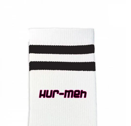 Custom Design Striped Crew Socks - Medium