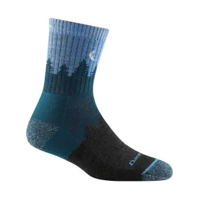 Darn Tough Vermont Women's Treeline Micro Crew Midweight Hiking Sock - Blue