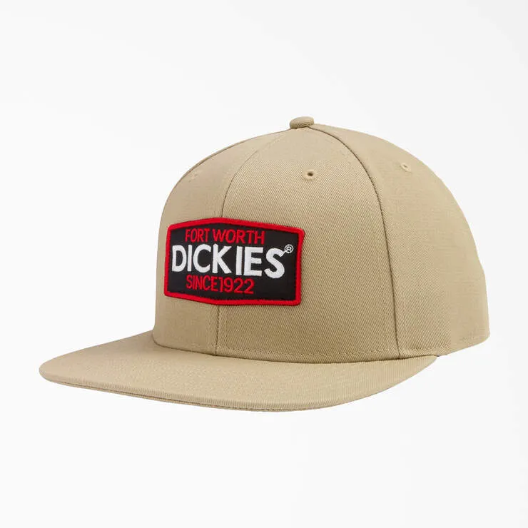 DICKIES Twill Flat Bill Cap - Khaki