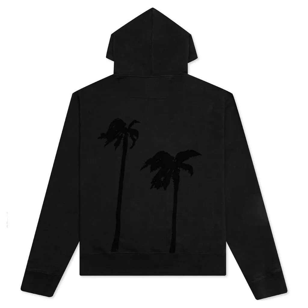 Dion Classic Hoodie - Black/Double Palm Tree