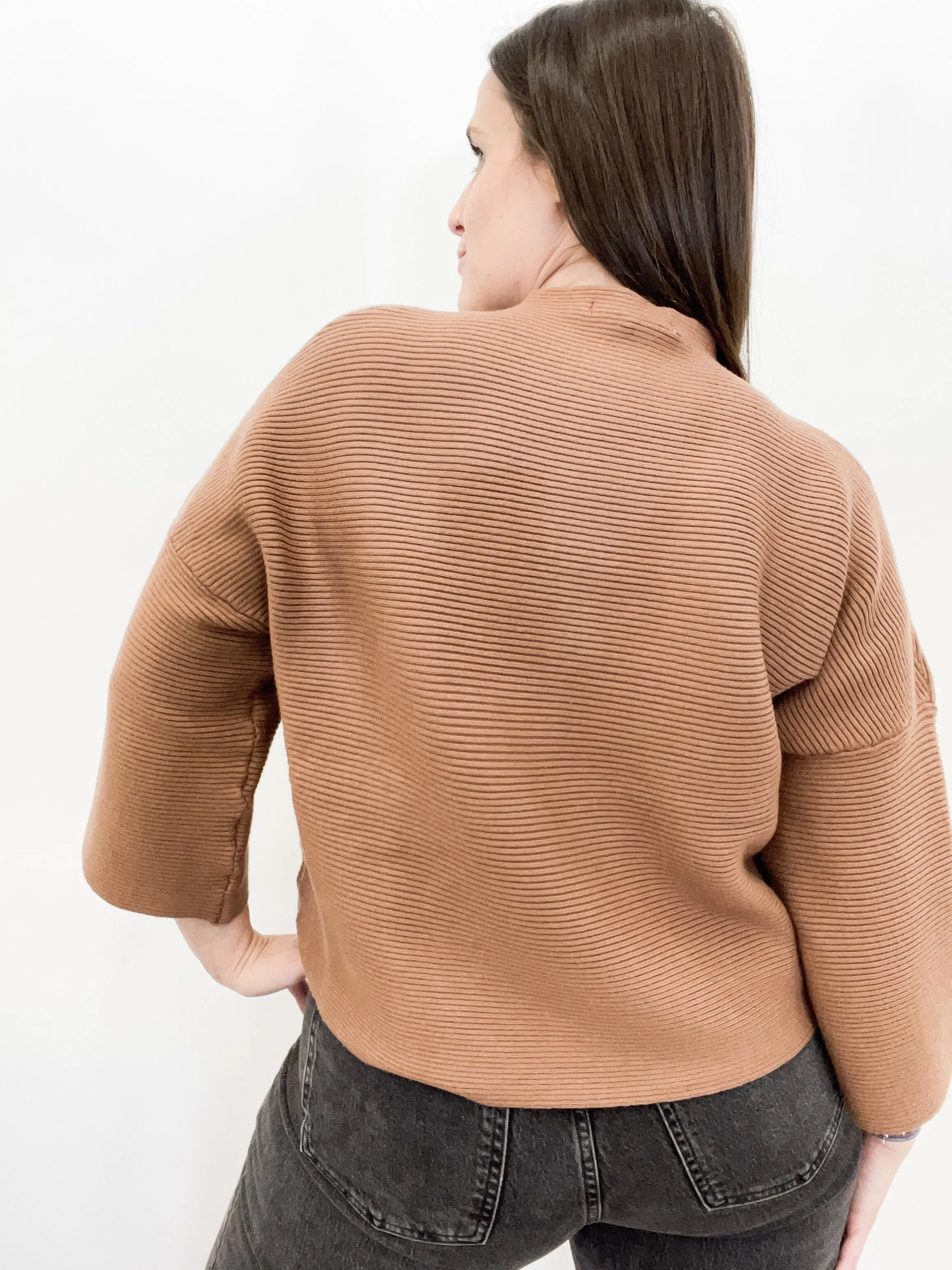 Eastin Ribbed Sweater in Camel - FINAL SALE