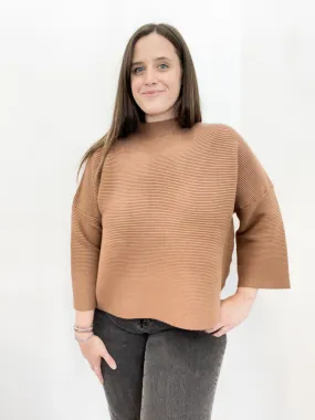 Eastin Ribbed Sweater in Camel - FINAL SALE