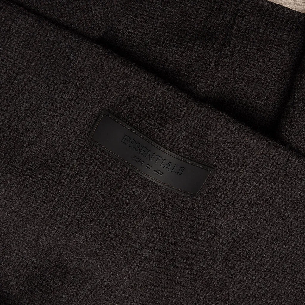 Essentials Knit Hoodie - Iron