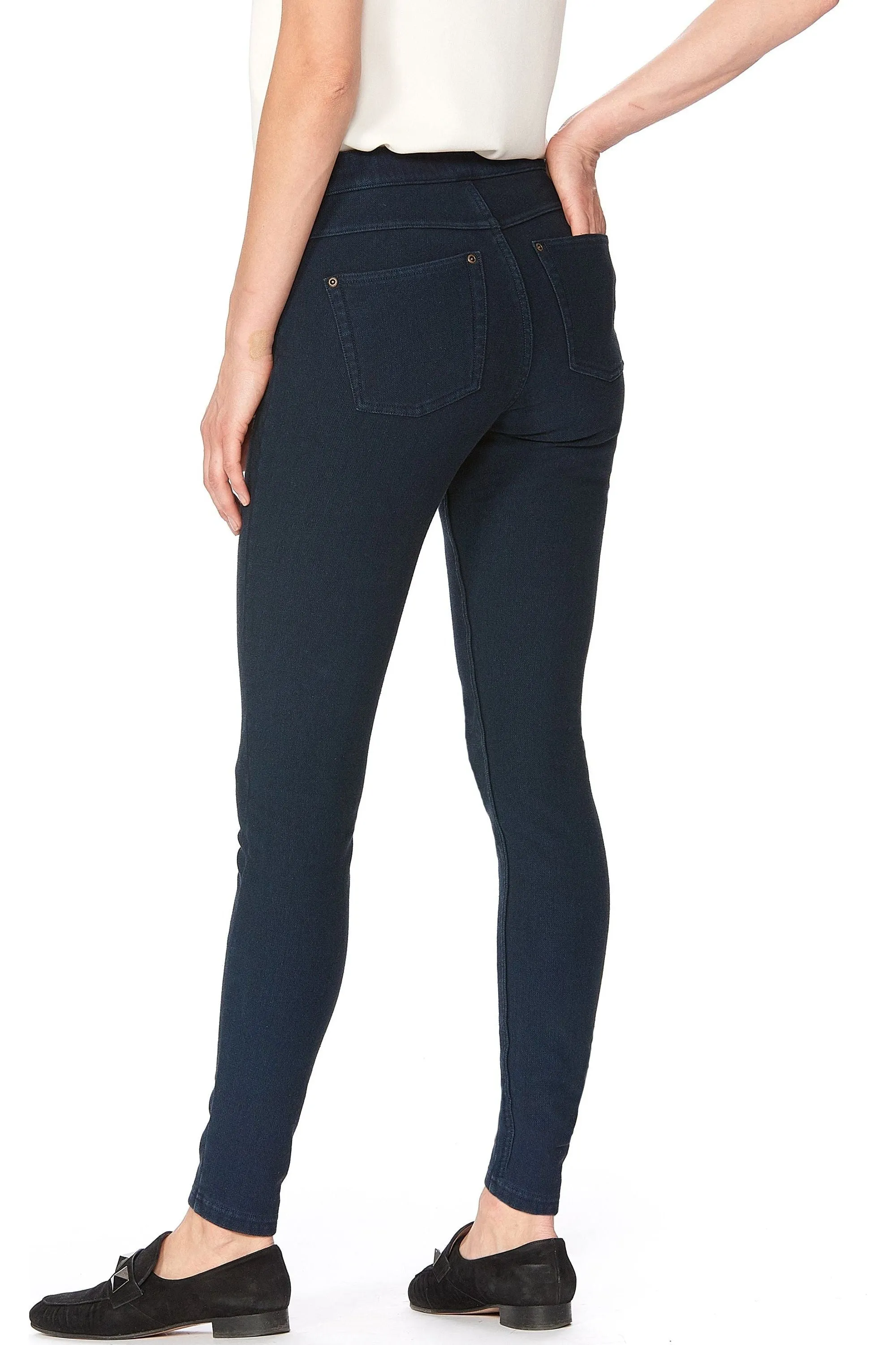 HUE Fleece-Lined Denim Leggings - Style 21254