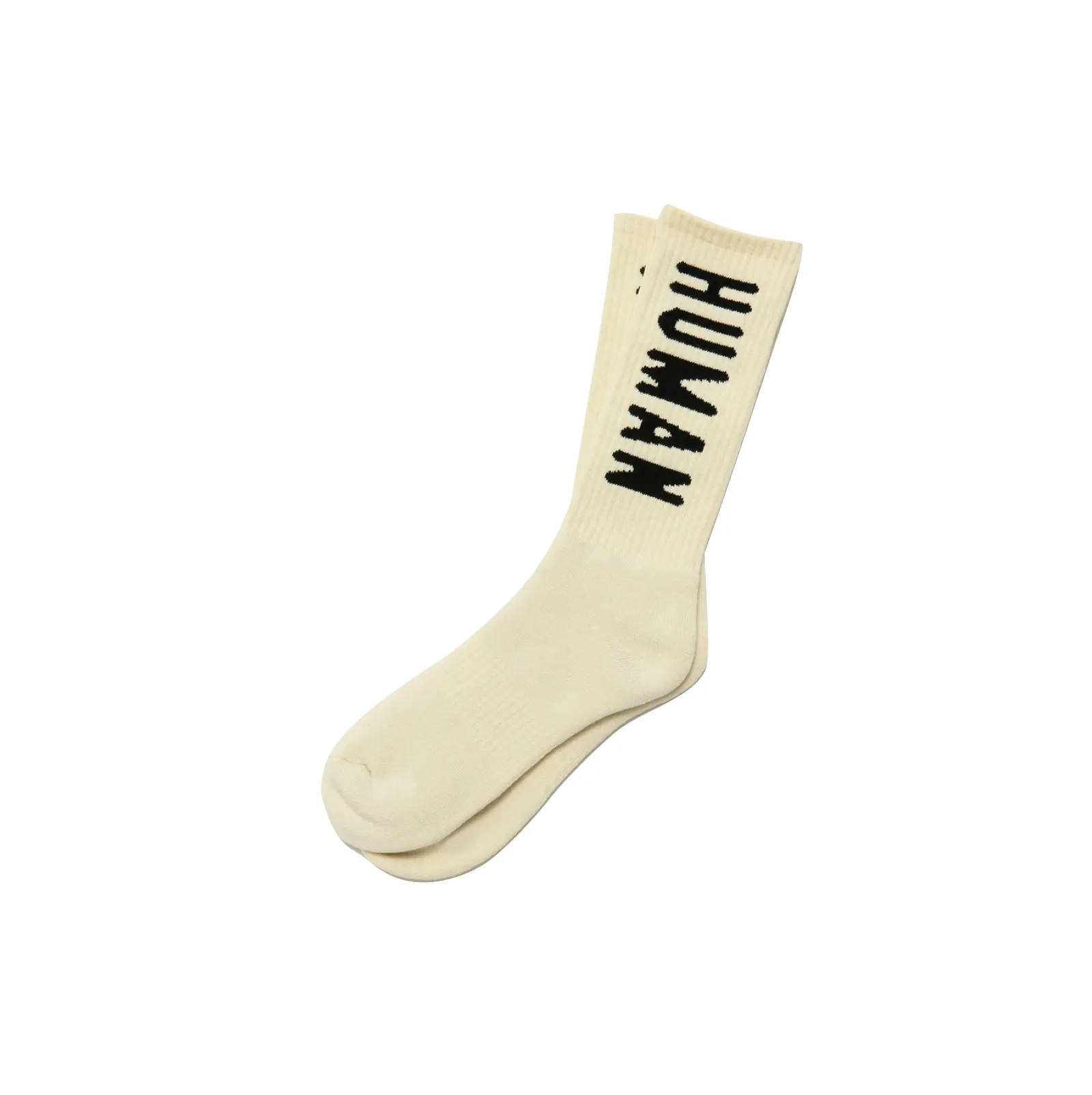 HUMAN MADE HM LOGO SOCKS - WHITE