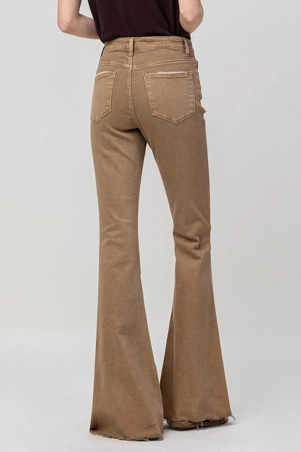 In The Sand Flare Jeans Mink