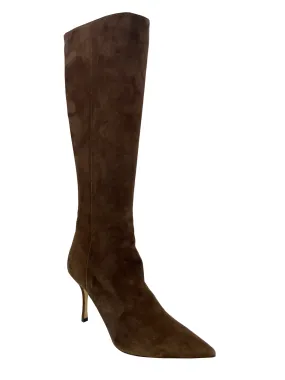 JIMMY CHOO Suede Knee Boots Size 9