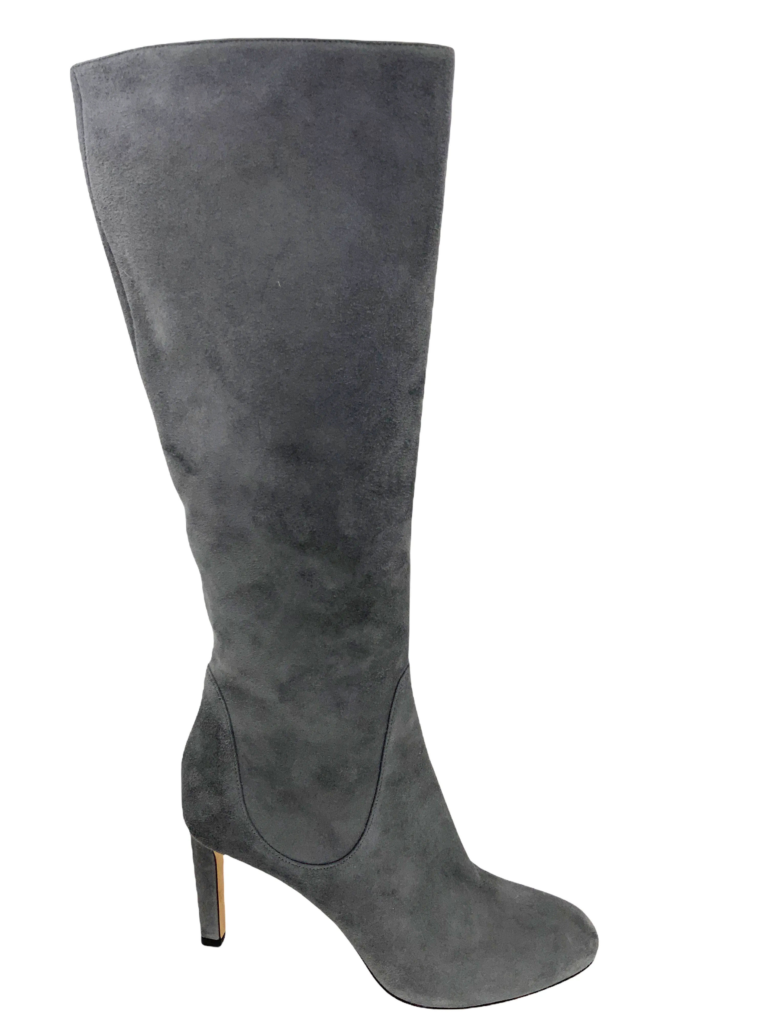 Jimmy Choo Tempe 85 Suede Mid Calf Boots Size 7.5