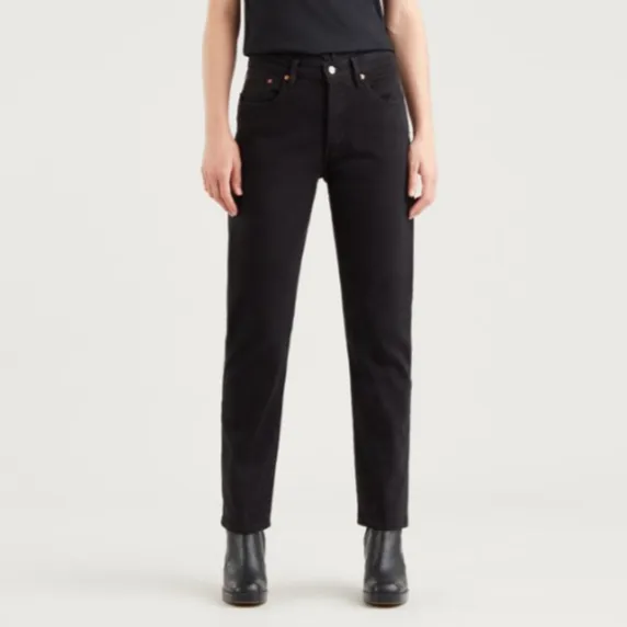 Levi`s 501 Cropped - Black Sprout