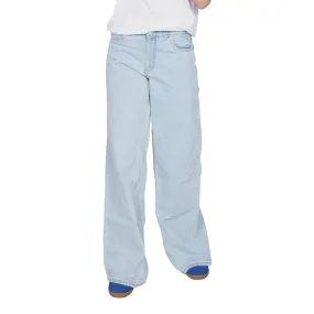 Levi's Kids girls' wide leg jeans trousers '94 Baggy 4EK102-L7V light blue