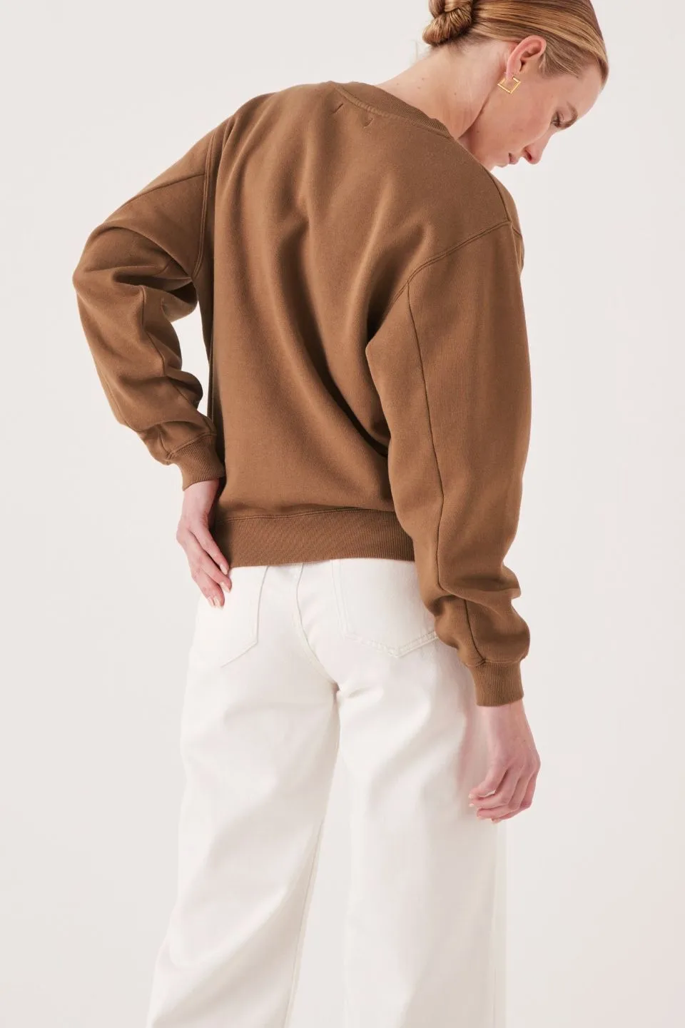 Logo Caramel Fleece Jumper