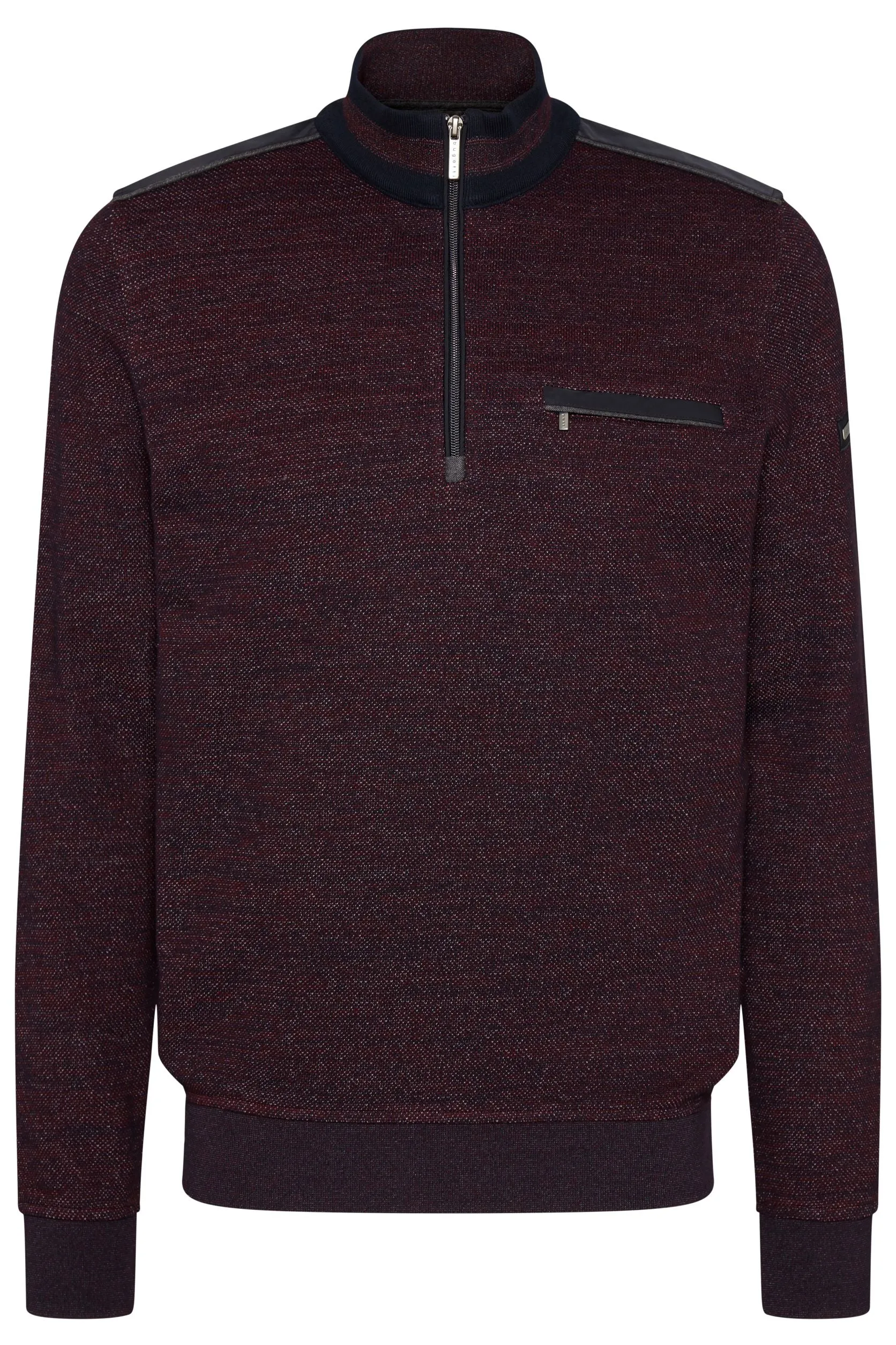 Long Sleeve 1/4 Zip Knit Burgundy 8550-25075