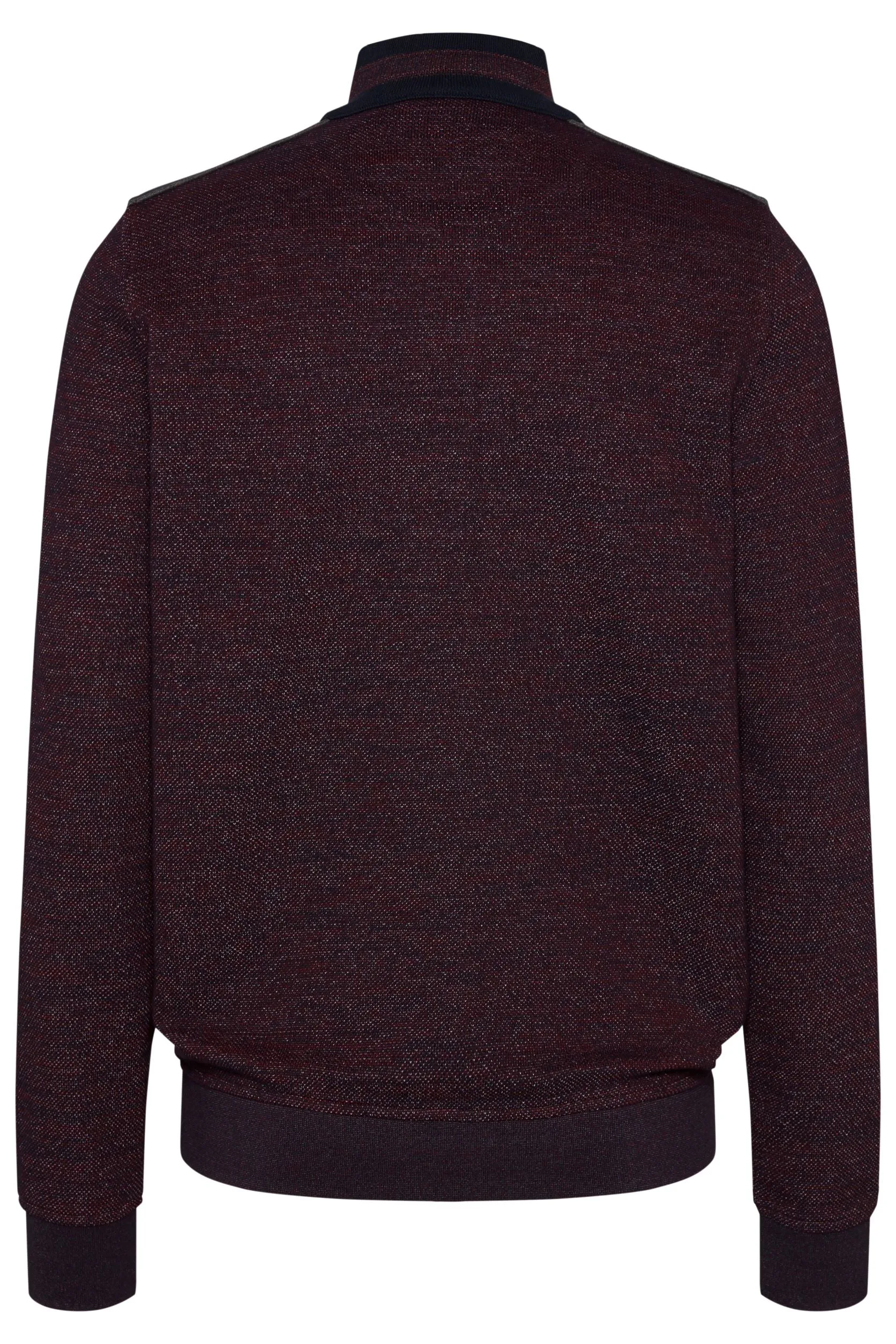 Long Sleeve 1/4 Zip Knit Burgundy 8550-25075