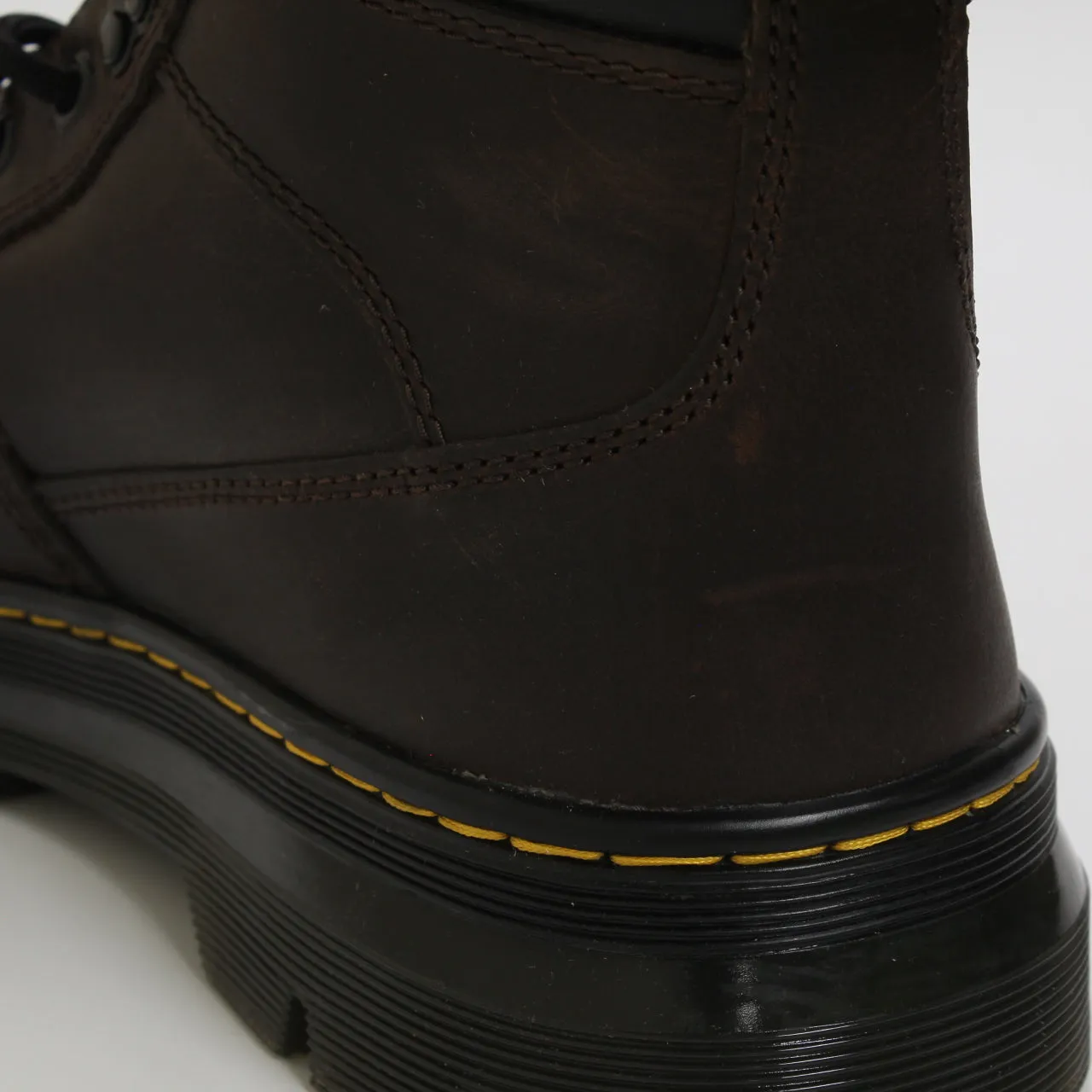 Optimized Title: Mens Dark Brown Crazy Horse Dr. Martens Combs Tech Boots - Durable & Stylish Footwear