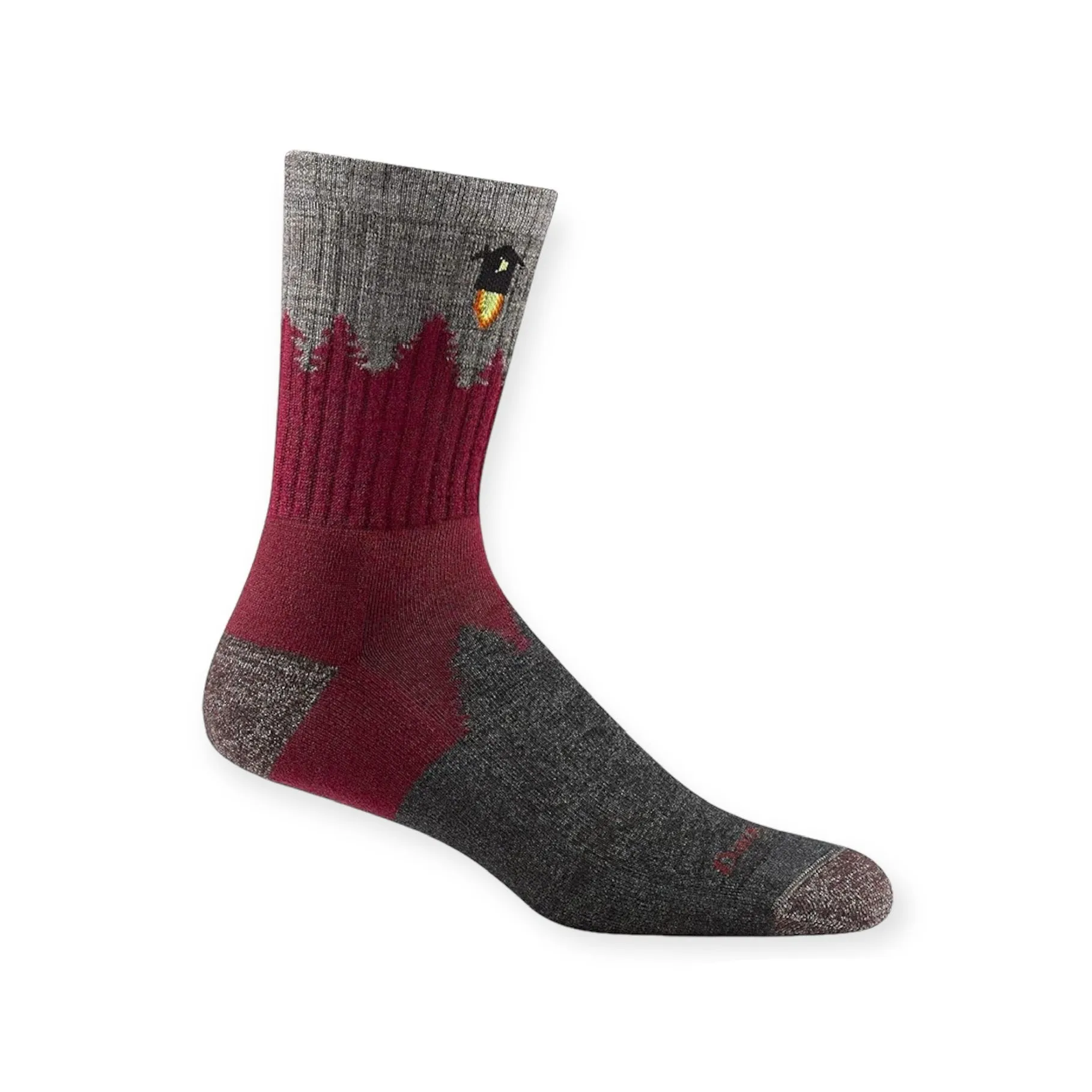 Men's Number 2 Hiking Sock - Burgundy