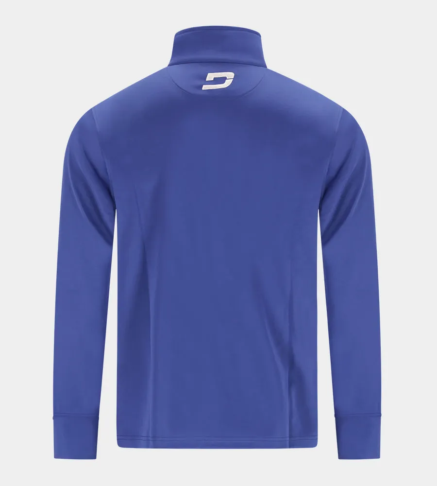 MEN'S ULTRA BLEND GOLF MIDLAYER 1/4 ZIP - BLUE