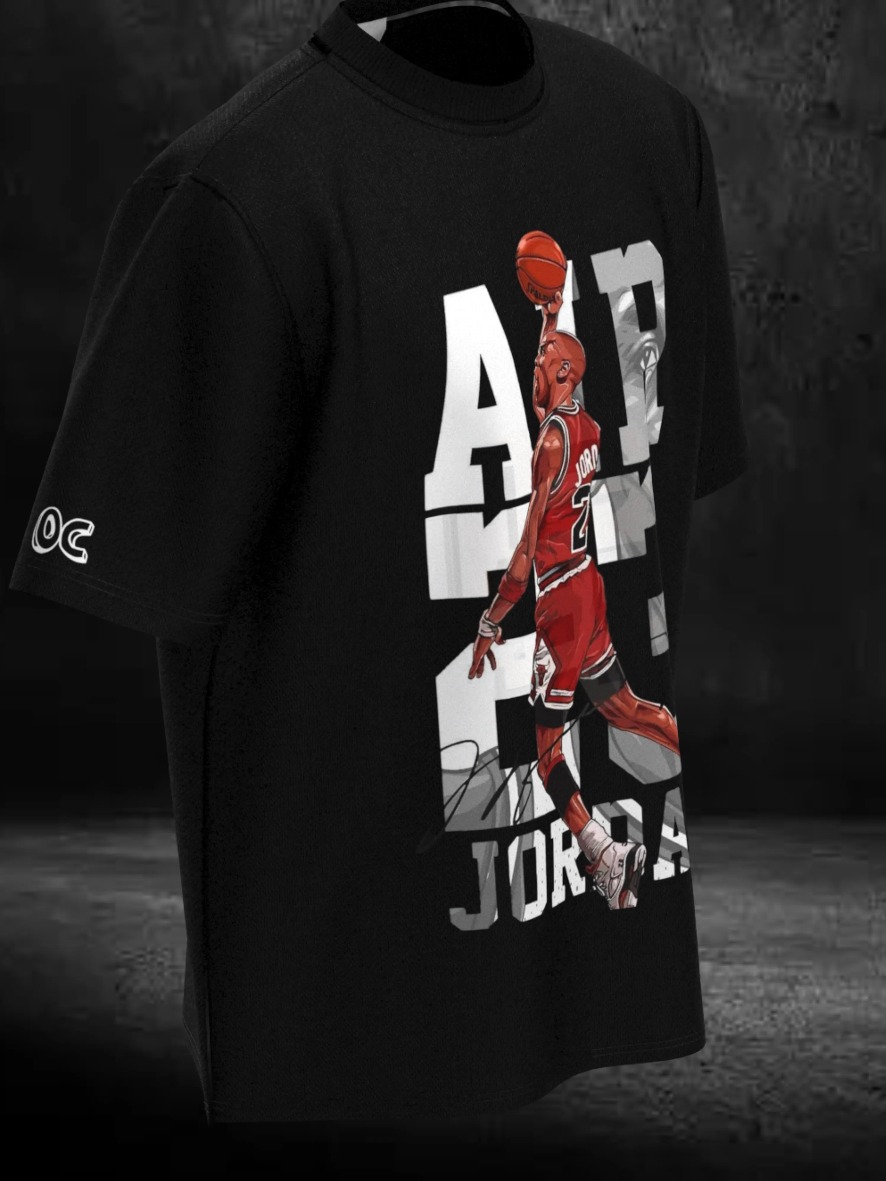 Michael Jordan Oversized T-Shirt (Black)