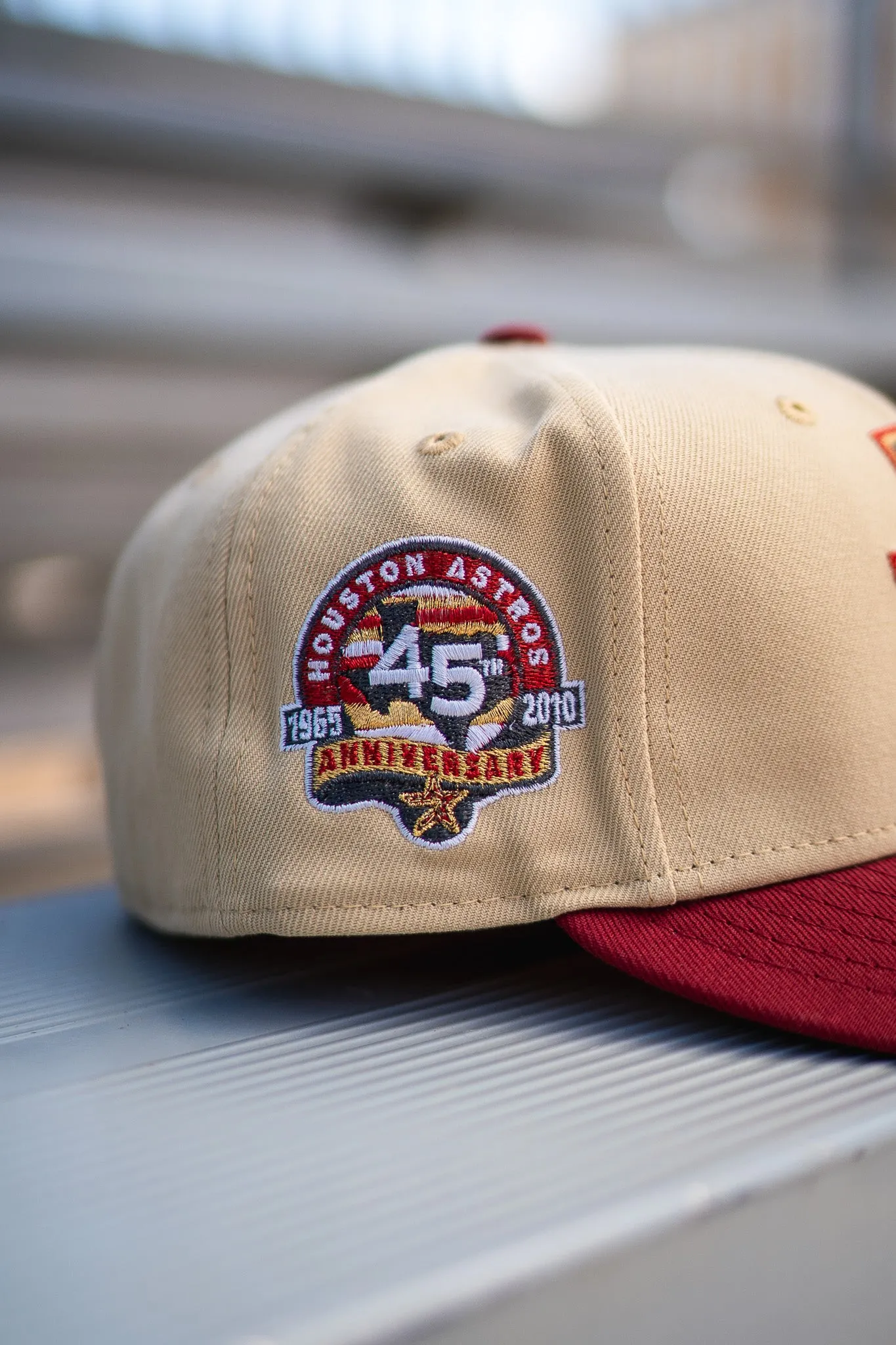 New Era Houston Astros 45th Anniversary Grey UV (Khaki/Brick Red)