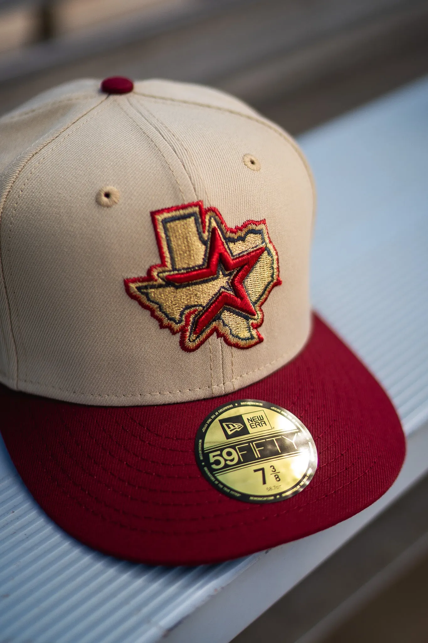 New Era Houston Astros 45th Anniversary Grey UV (Khaki/Brick Red)