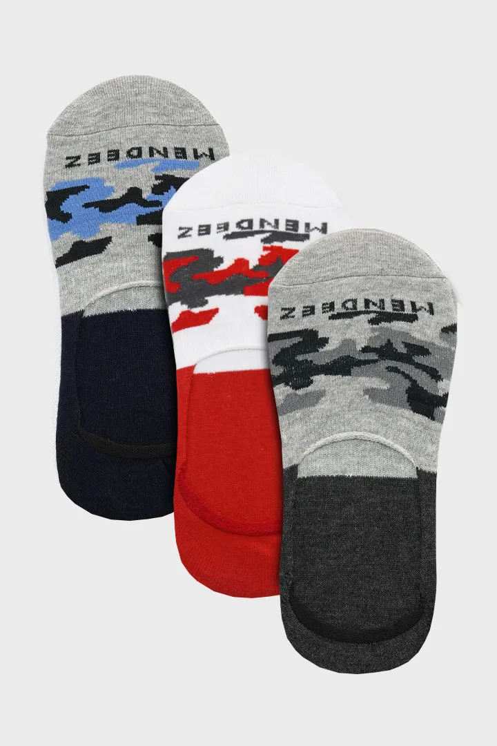 No Show Socks - Camo 3 Pack