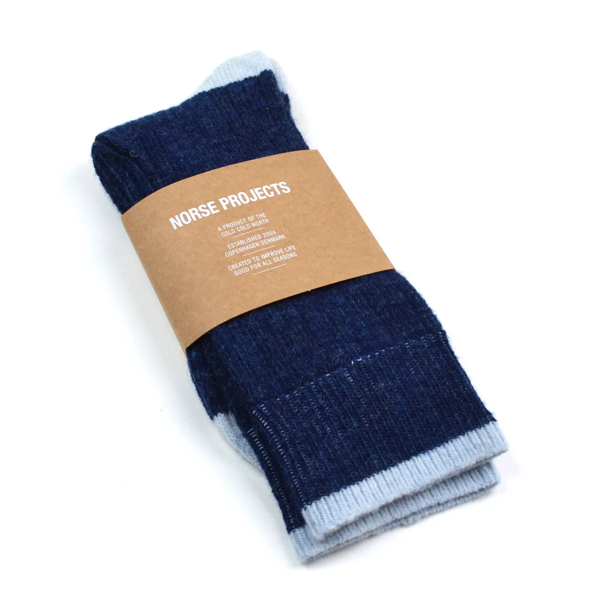 Norse Projects - Bjarki Nordic Socks - Indigo