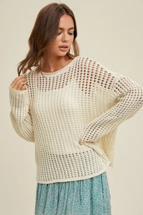 Open Knit Sweater