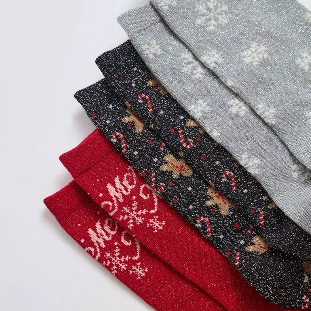 Pack of 3 Christmas Themed Socks