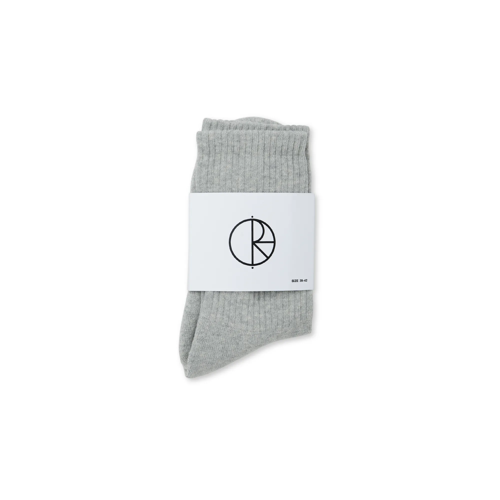 Polar Skate Co. Basic Socks Heather Grey