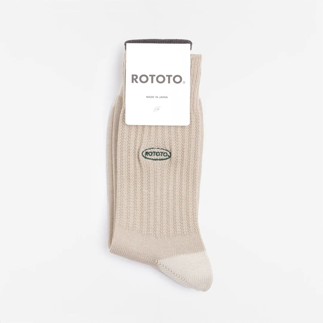 Rototo 90s Logo Crew Socks