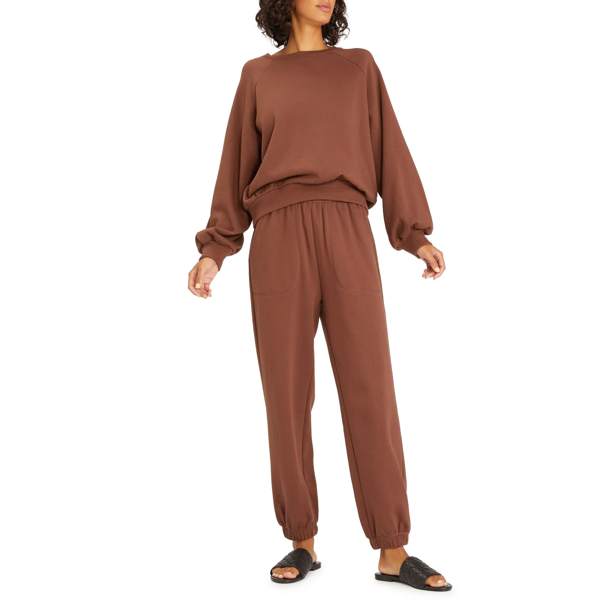 Sanctuary Women's  Dreamland Sweatshirt - MAHOGANY