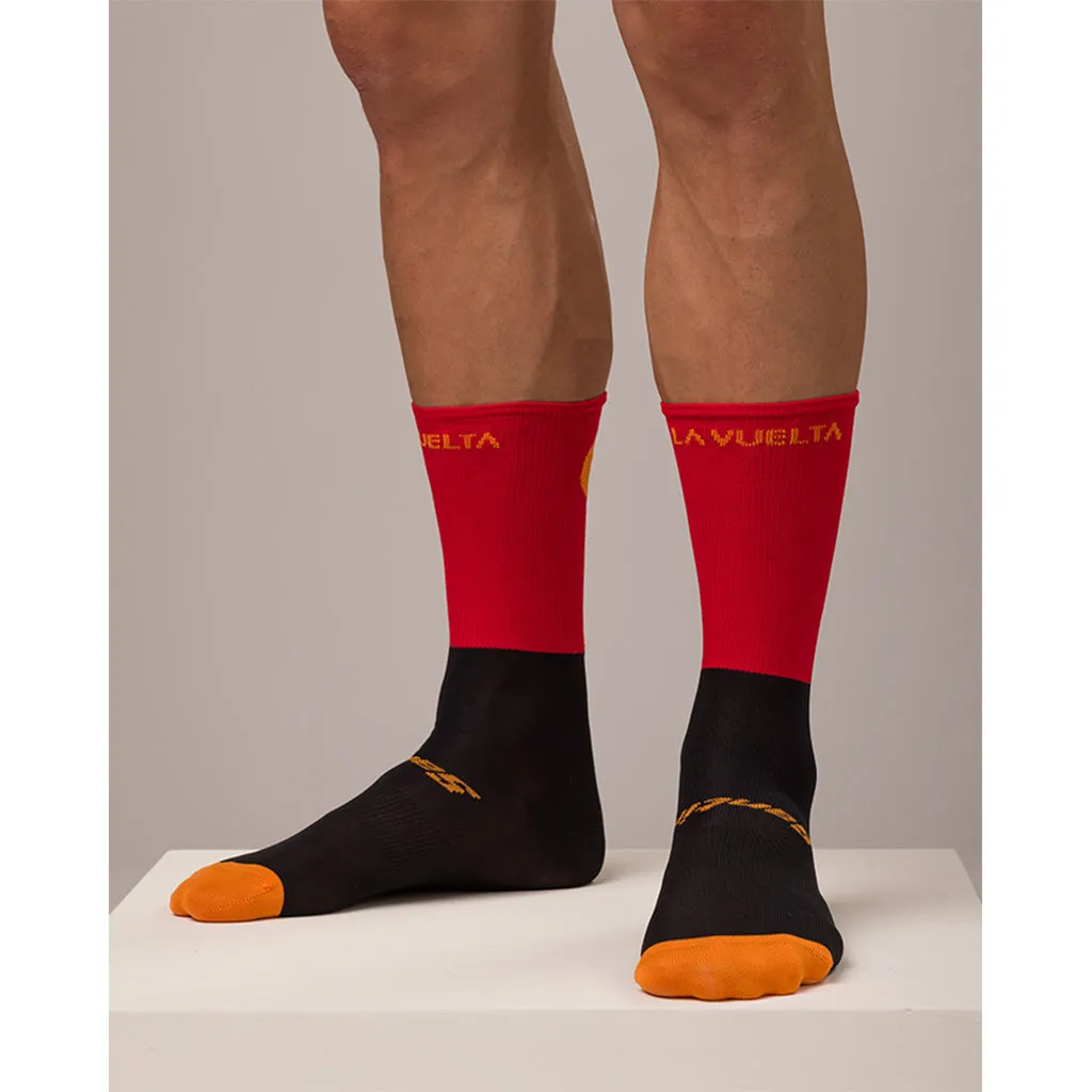 Santini La Vuelta Madrid Socks - Red